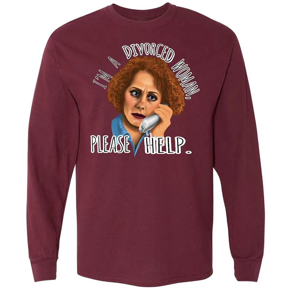 Long Sleeve T-Shirt - EYUHDL6H - Maroon - 6