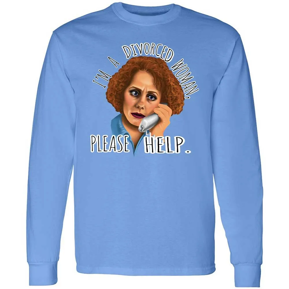 Long Sleeve T-Shirt - EYUHDL6H - Carolina Blue - 15