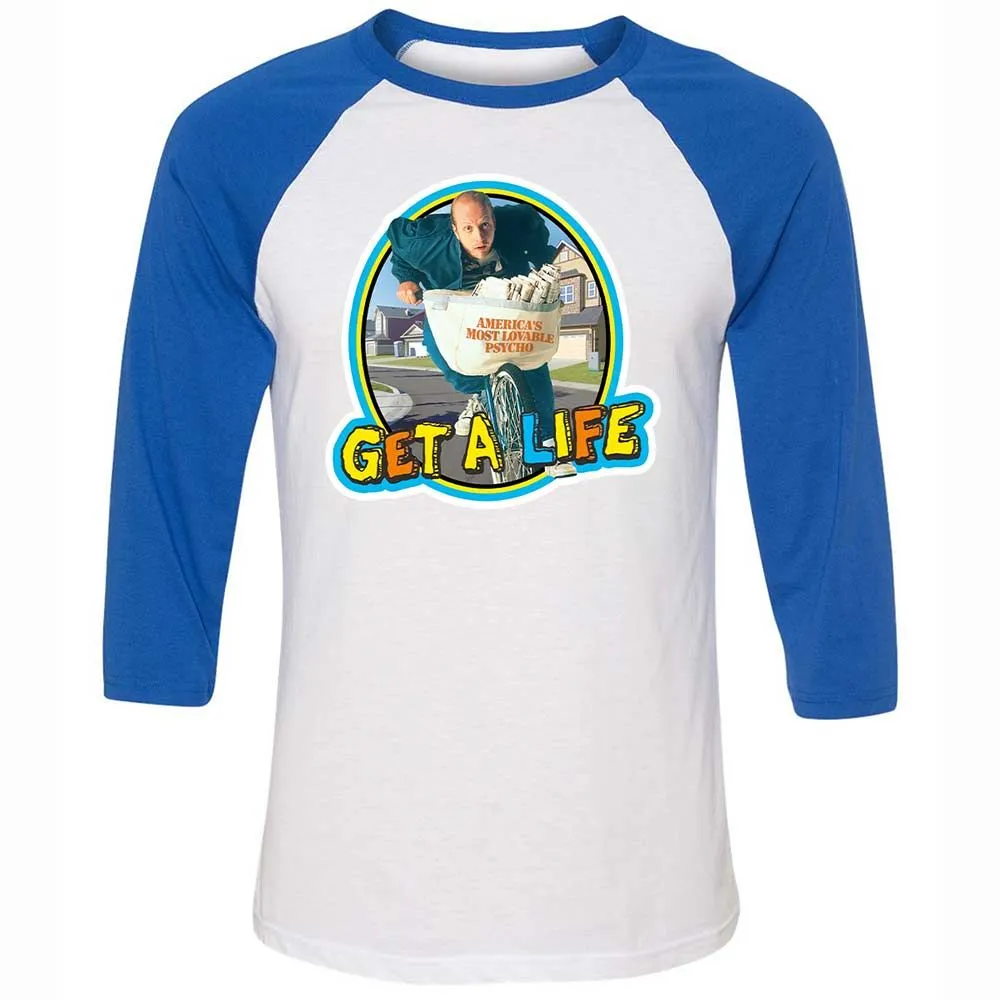 Unisex 3/4 Baseball Tee - CU1XUME8 - White/True Royal - 10
