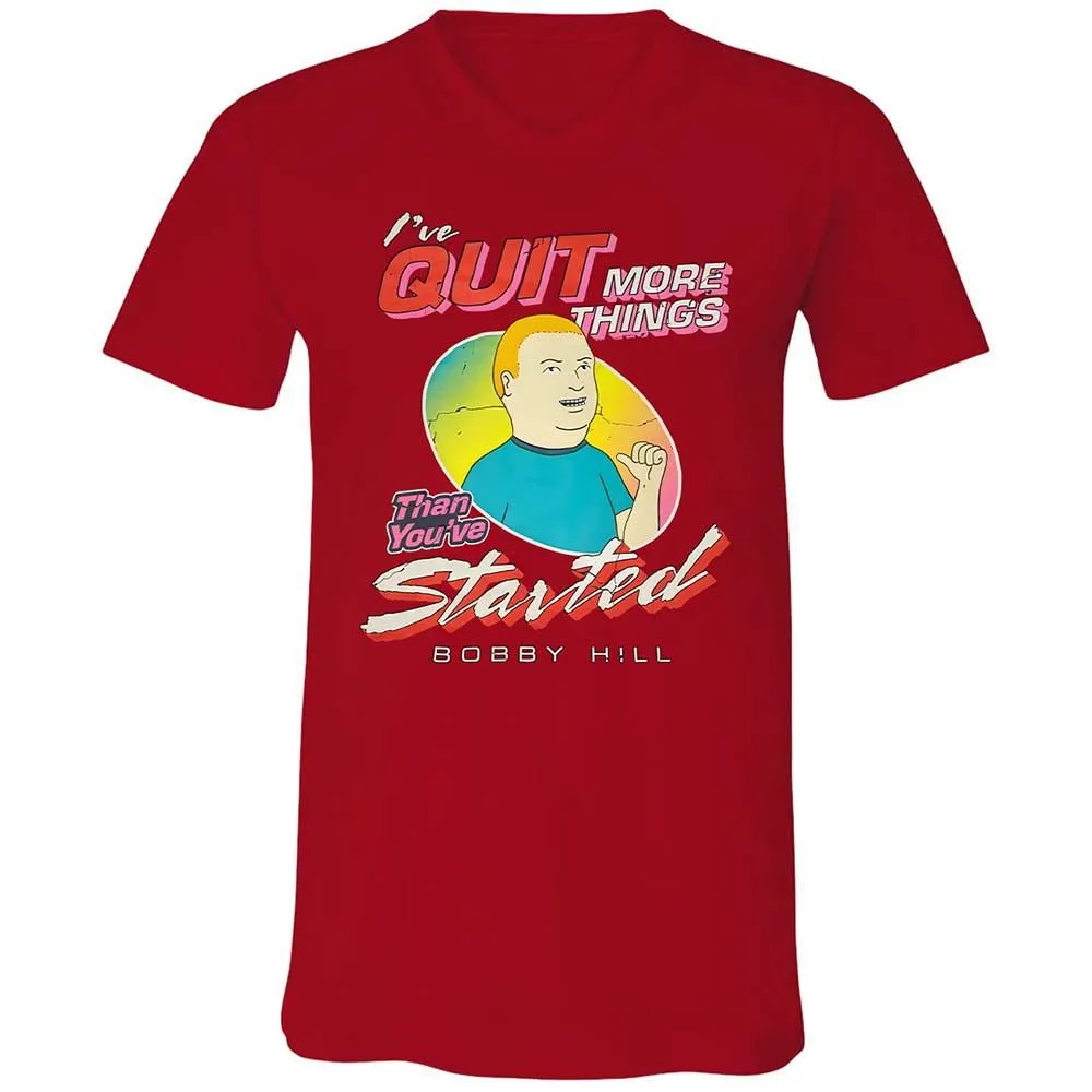 Unisex V-Neck T-Shirt - NXDHJFKH - Red - 6