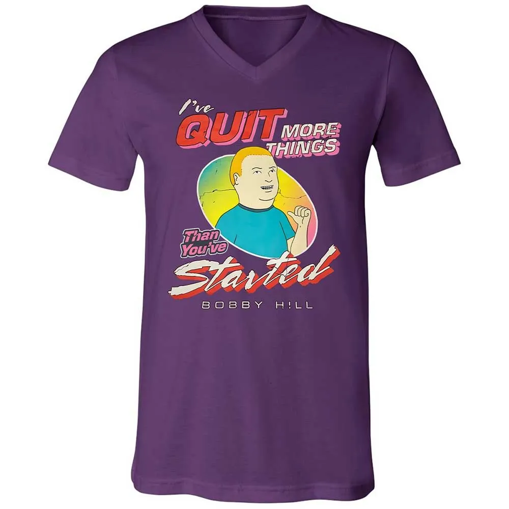 Unisex V-Neck T-Shirt - NXDHJFKH - Team Purple - 10