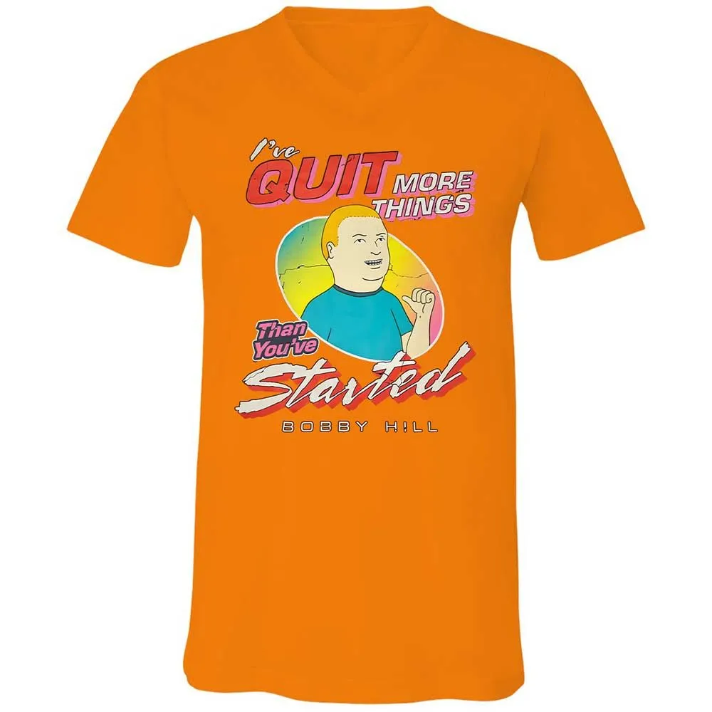 Unisex V-Neck T-Shirt - NXDHJFKH - Orange - 12