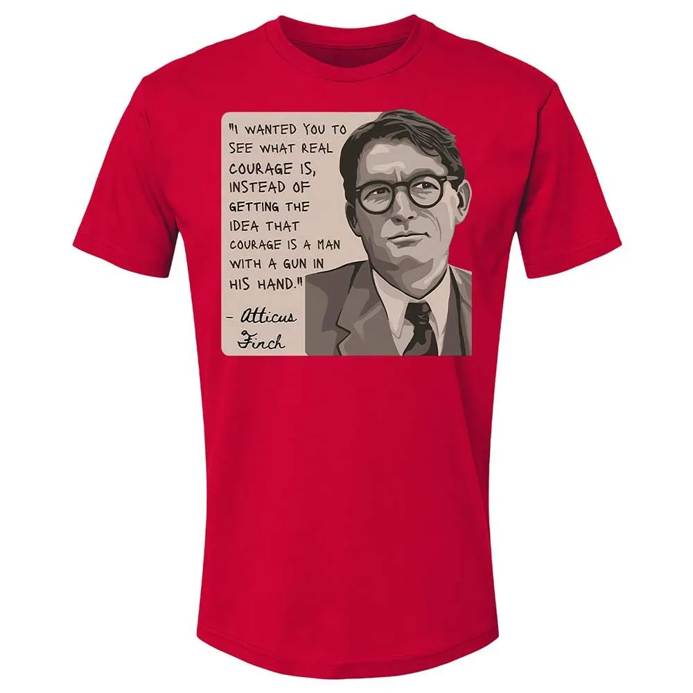 Real Courage Quote - Red - 7