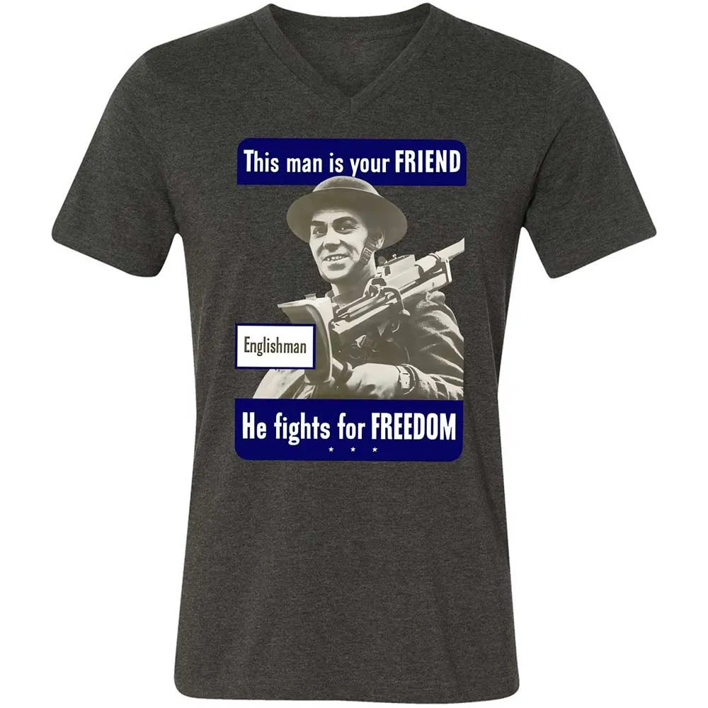 This man is your Friend - Dark Grey Heather - 9