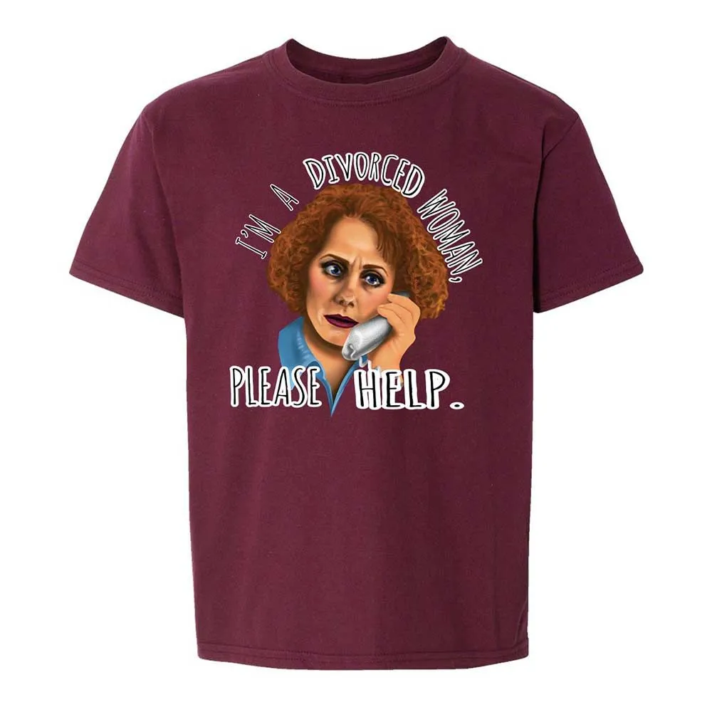 Kids T-Shirt - TYMSR3D3 - Maroon - 14