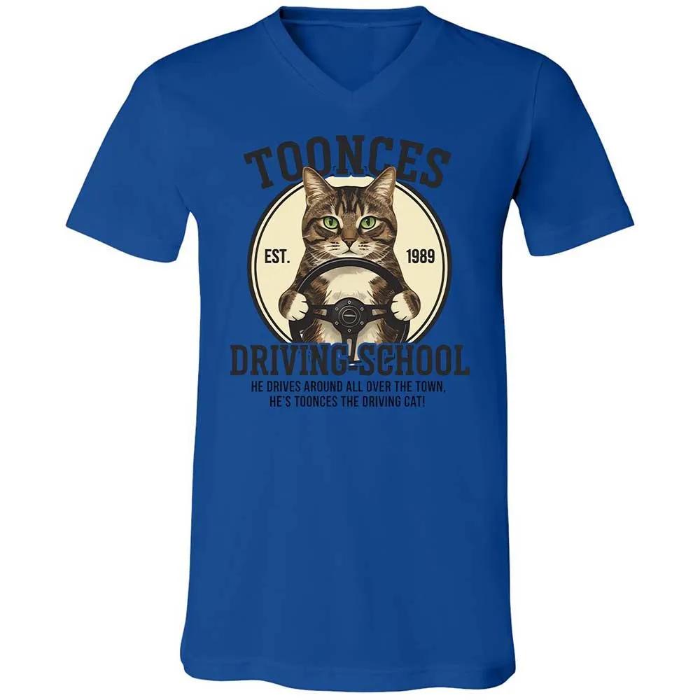 Unisex V-Neck T-Shirt - Z54PRZMU - True Royal - 3