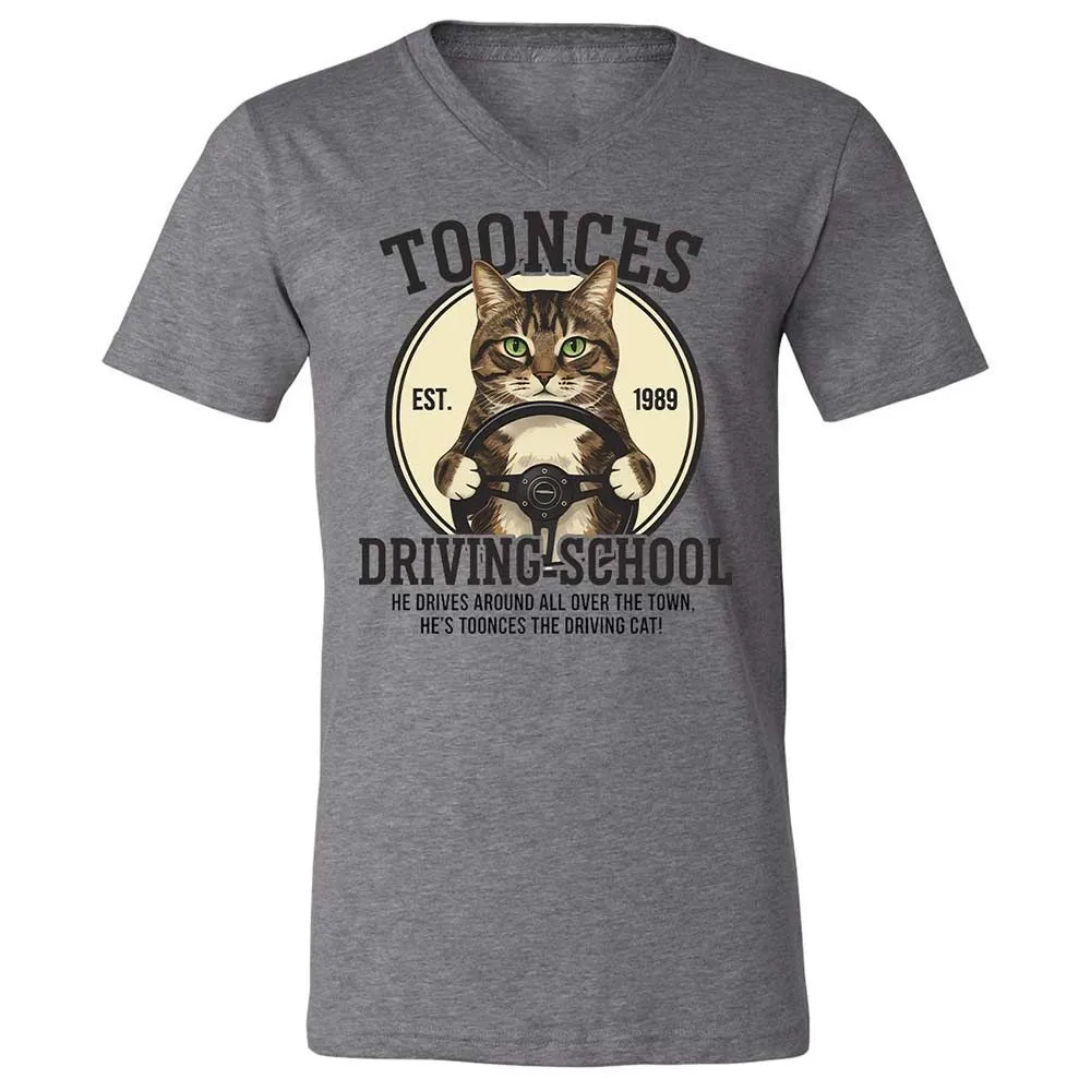 Unisex V-Neck T-Shirt - Z54PRZMU - Deep Heather - 9