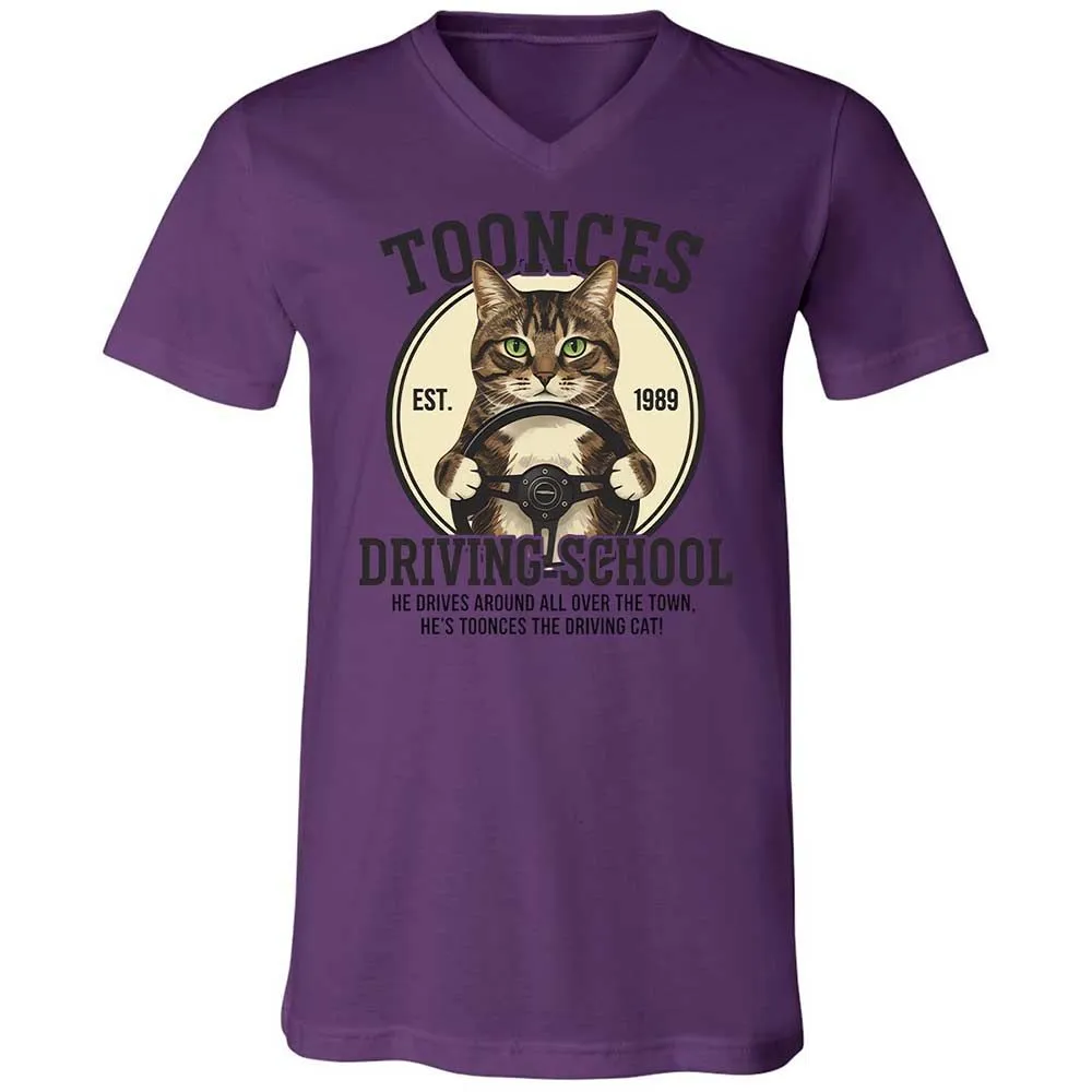 Unisex V-Neck T-Shirt - Z54PRZMU - Team Purple - 10