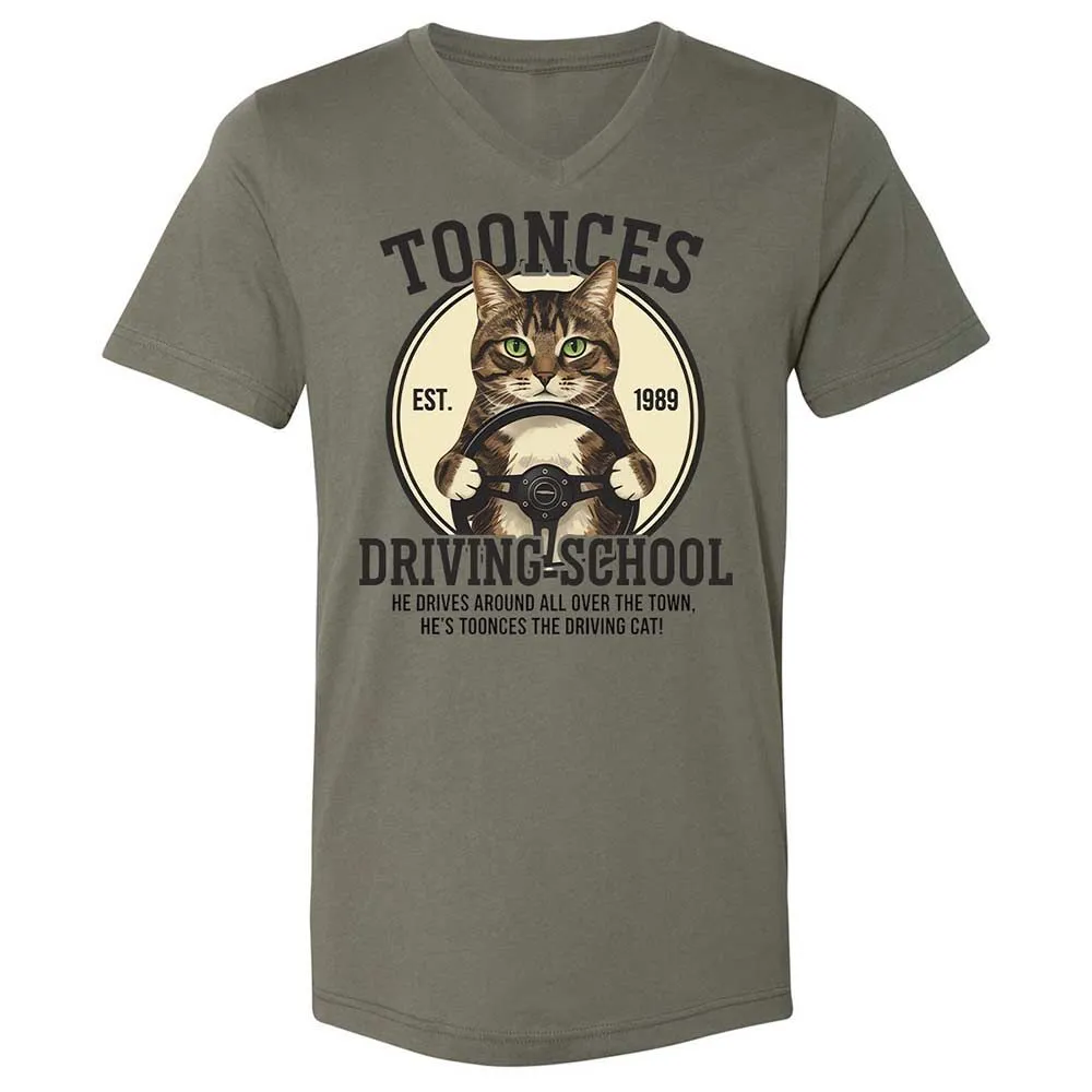 Unisex V-Neck T-Shirt - Z54PRZMU - Military Green - 15