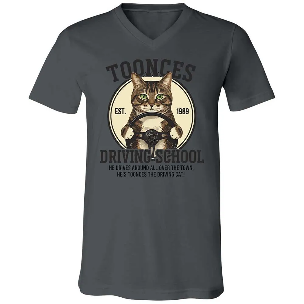 Unisex V-Neck T-Shirt - Z54PRZMU - Asphalt - 16