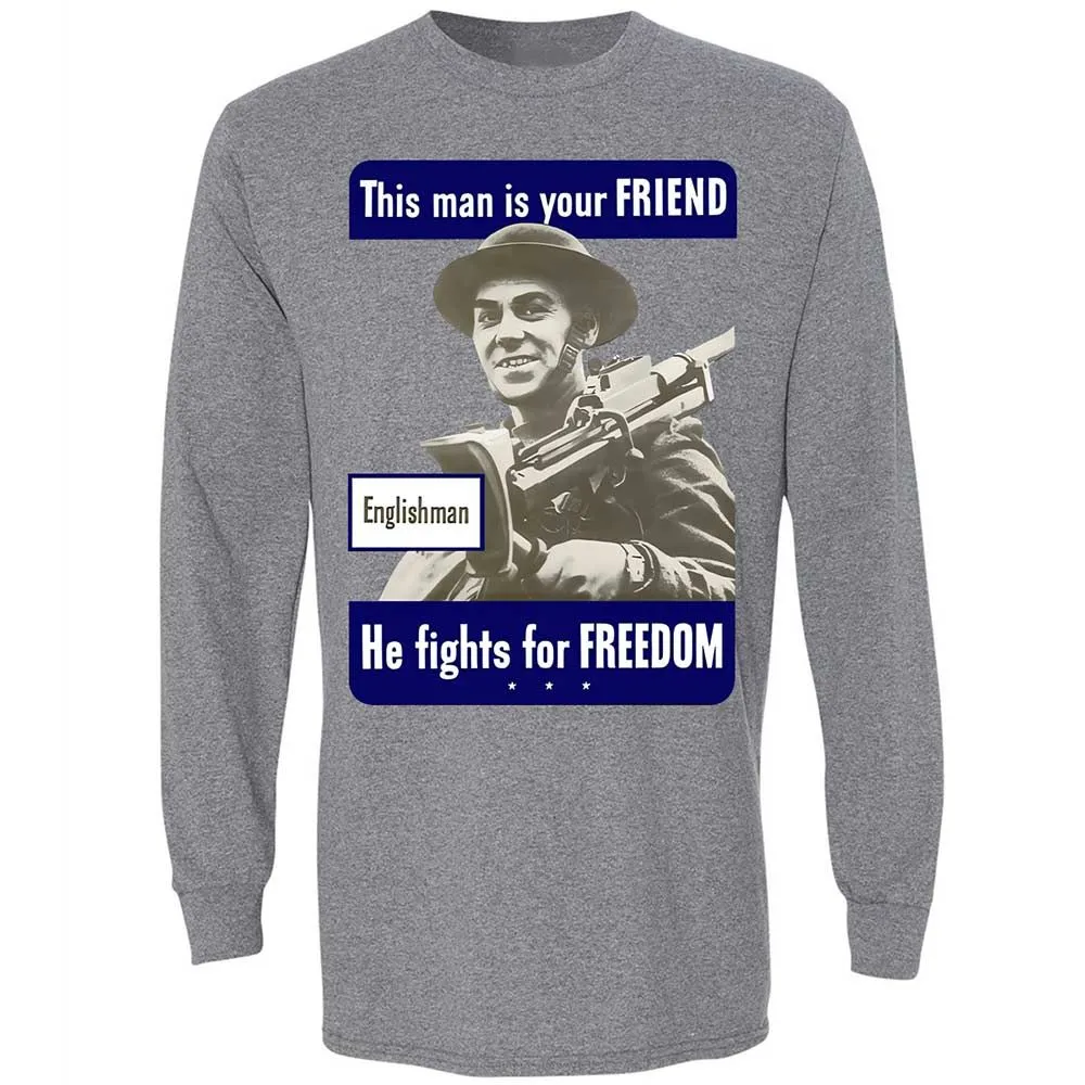 This man is your Friend - Graphite Heather - 8