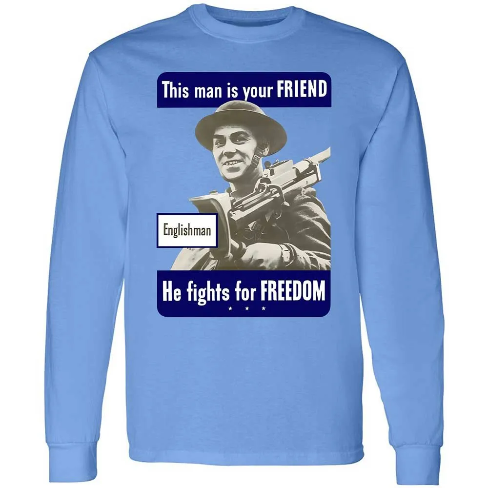 This man is your Friend - Carolina Blue - 15