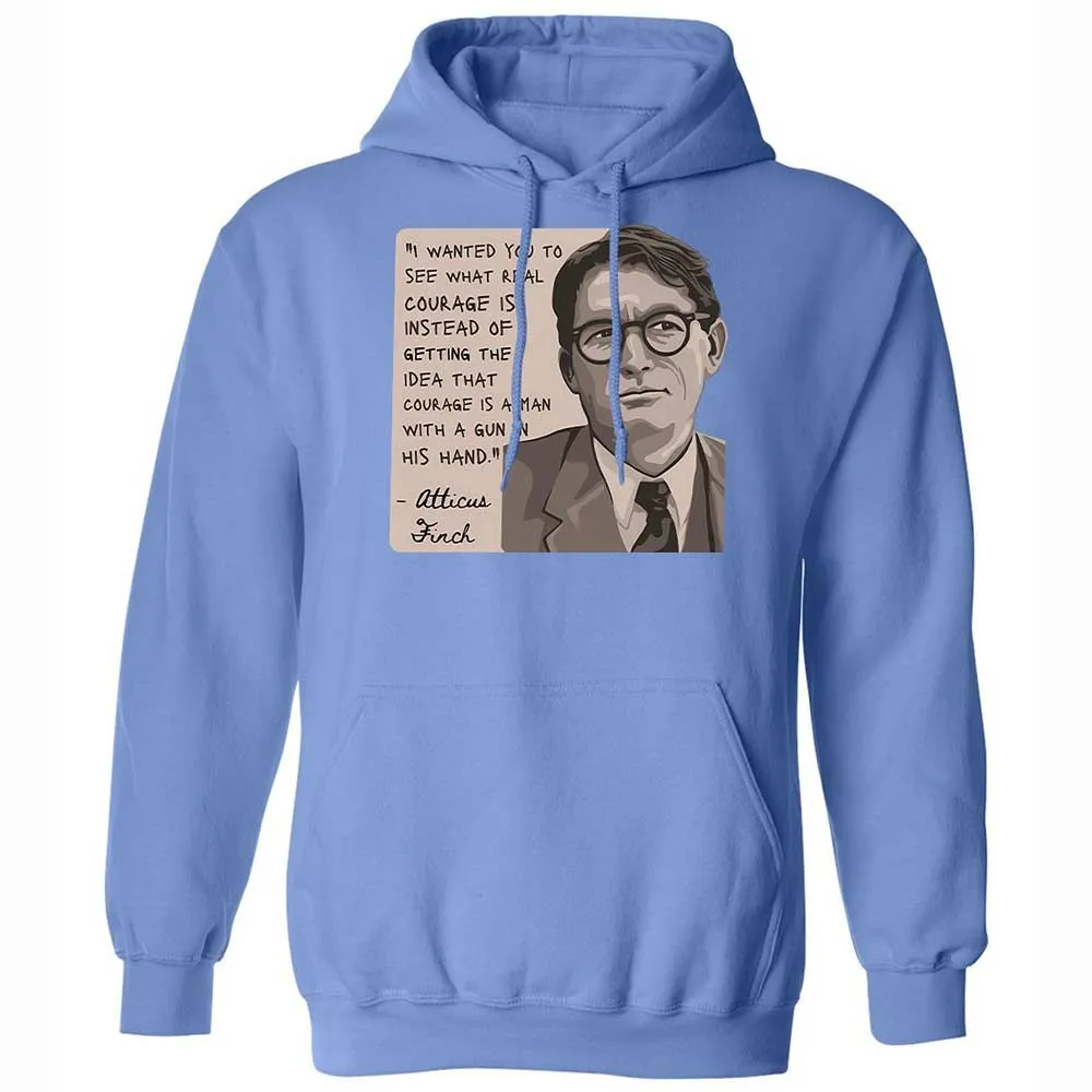 Real Courage Quote - Carolina Blue - 6