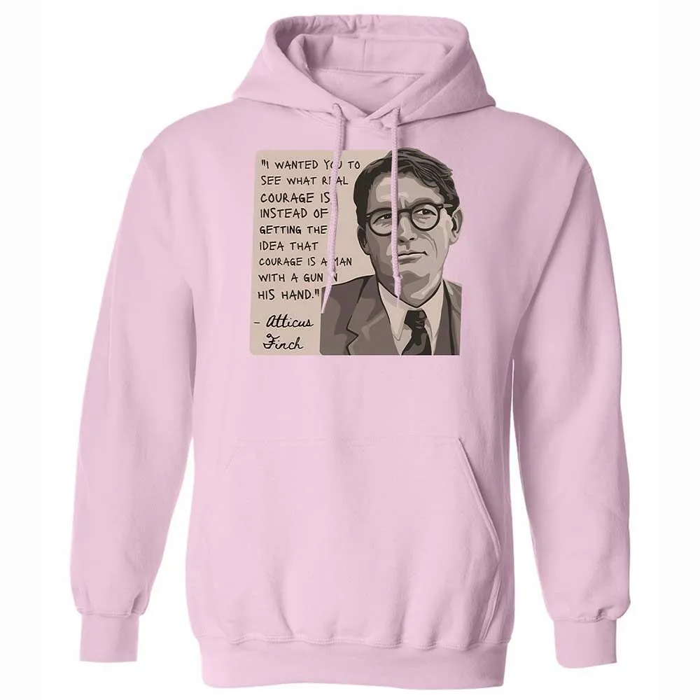Real Courage Quote - Light Pink - 7