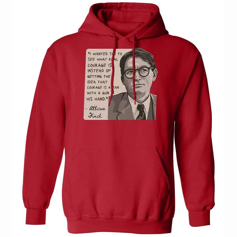 Real Courage Quote - Red - 9