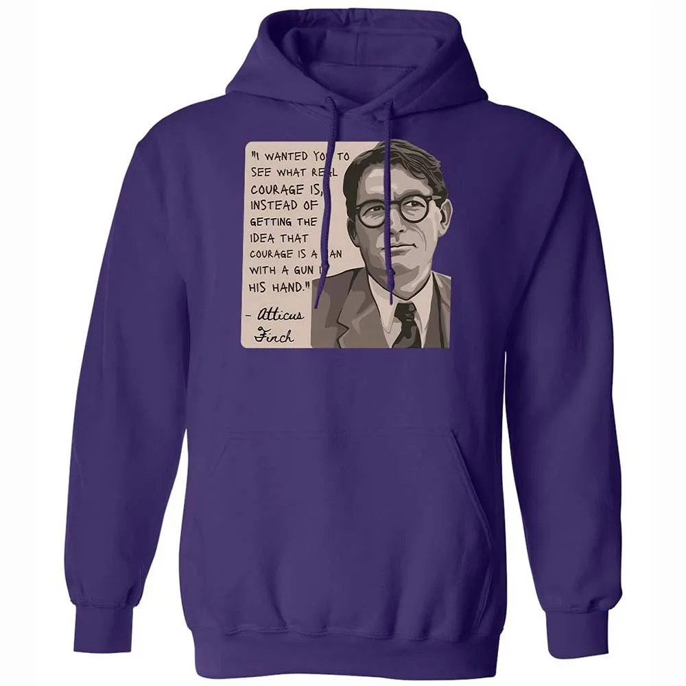 Real Courage Quote - Purple - 10