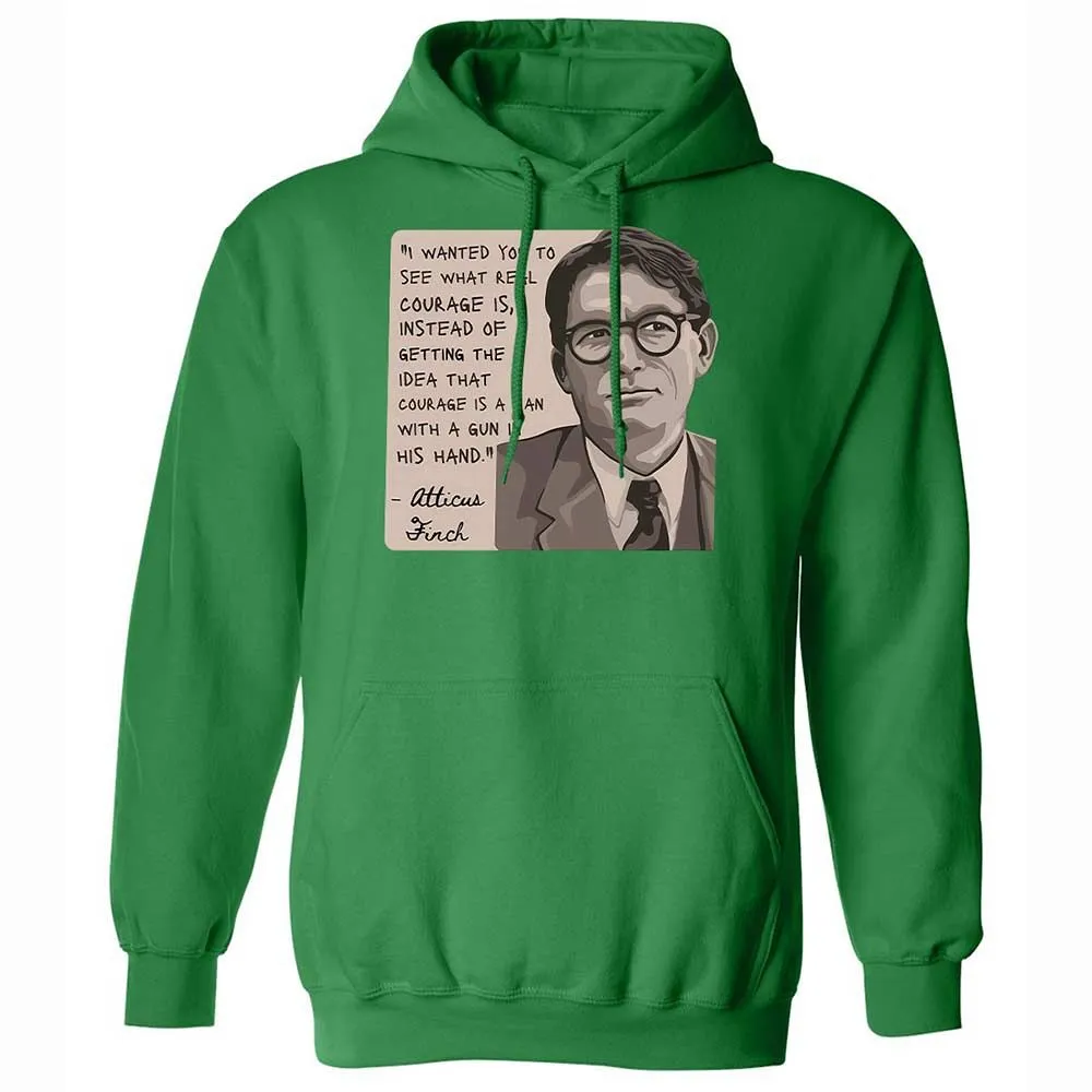 Real Courage Quote - Irish Green - 11