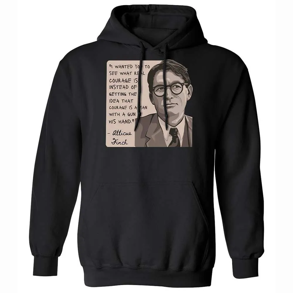 Real Courage Quote - Black - 14