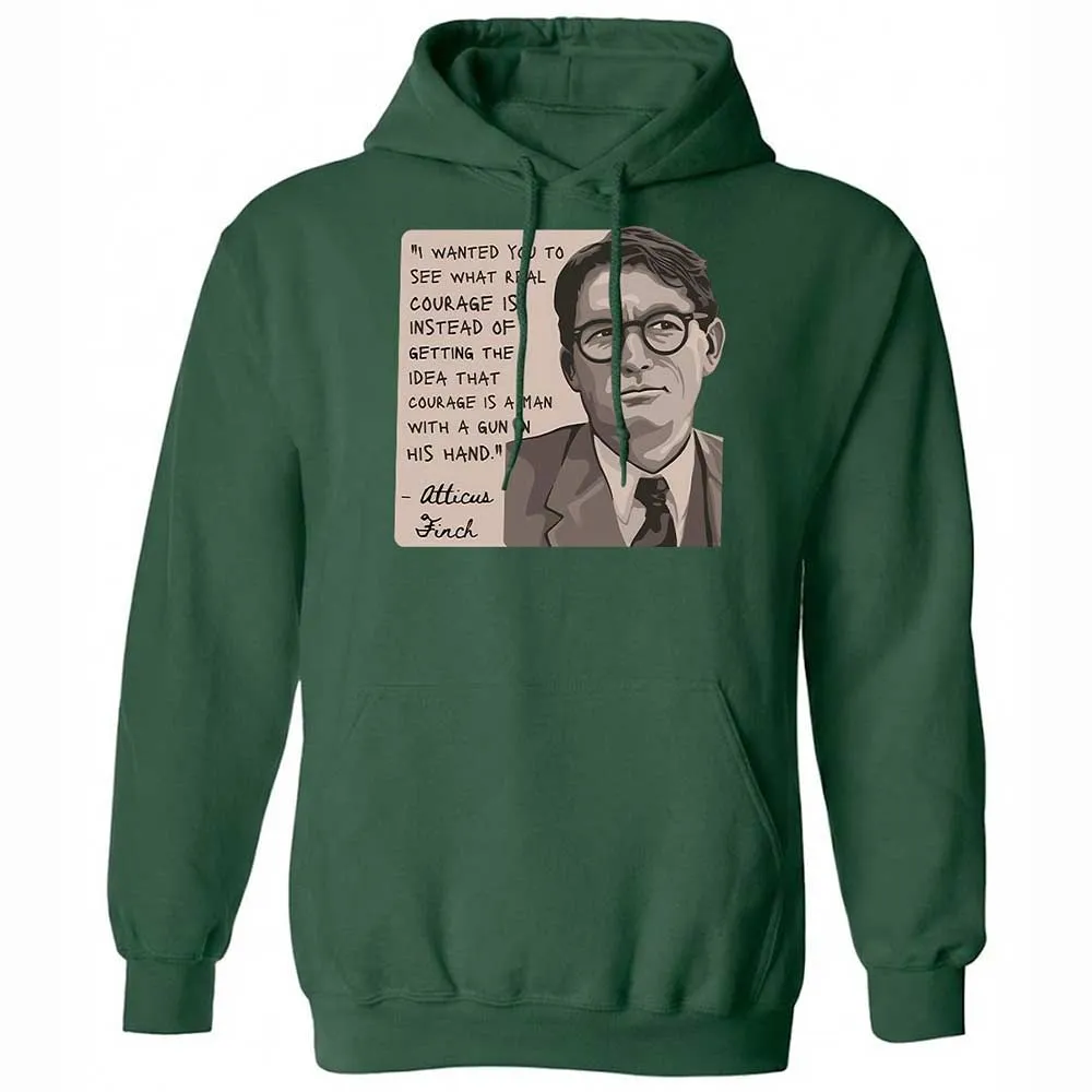 Real Courage Quote - Forest Green - 16