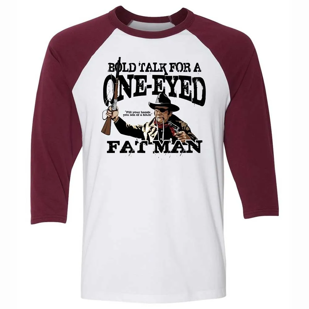 One Eyed Fat Man - White/Maroon - 7