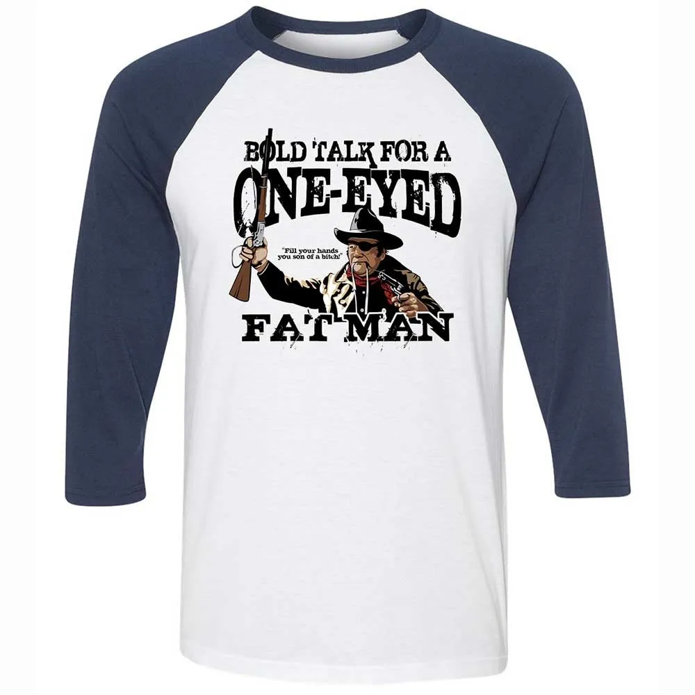 One Eyed Fat Man - White/Navy - 8