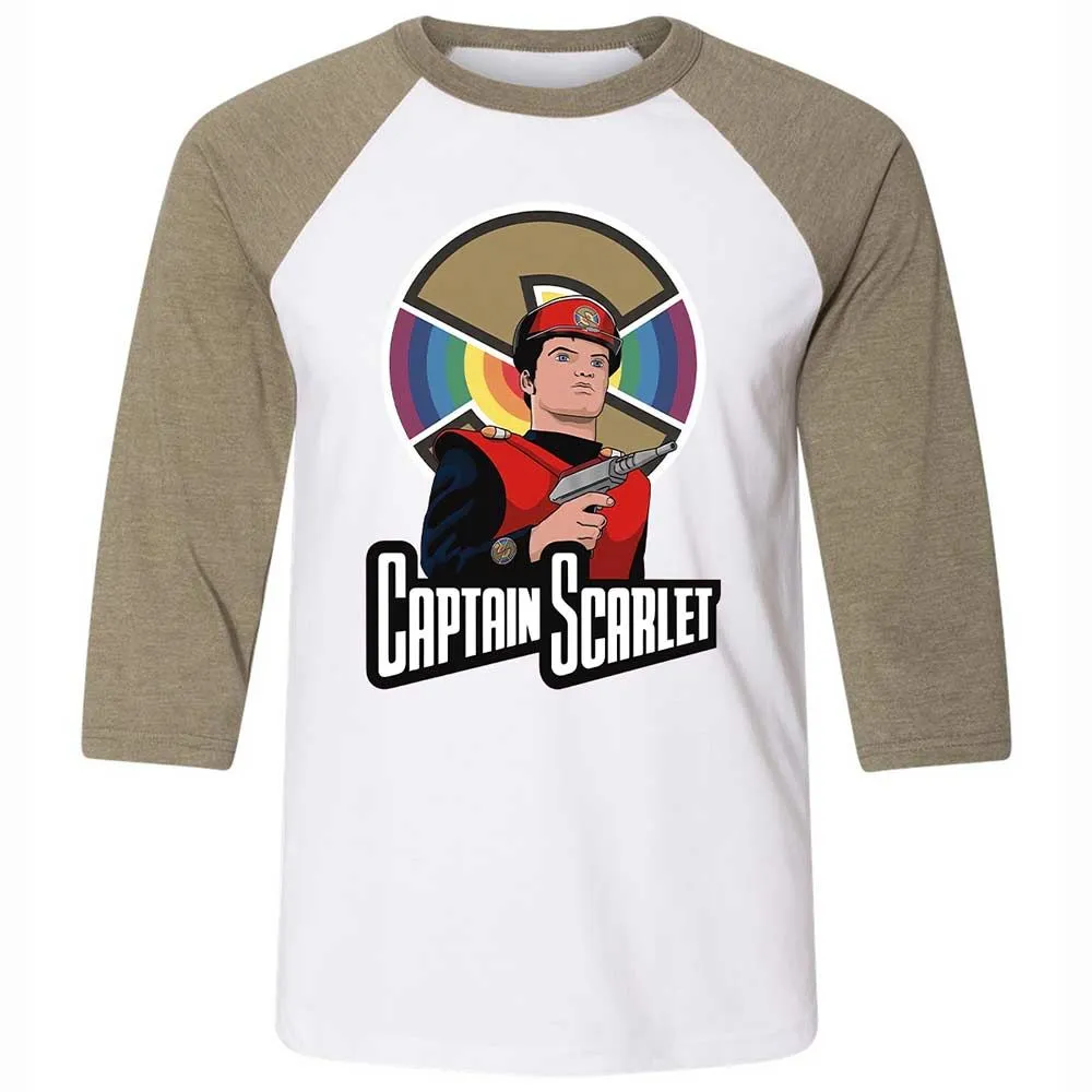 Unisex 3/4 Baseball Tee - GEY7LAFT - White/Heather Olive - 4