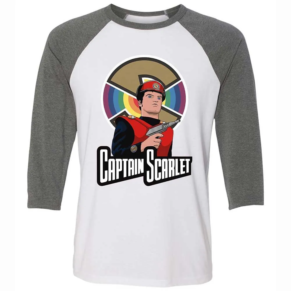 Unisex 3/4 Baseball Tee - GEY7LAFT - White/Deep Heather - 11