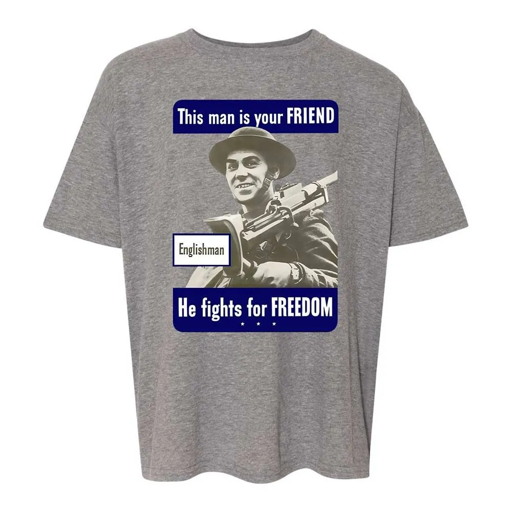 This man is your Friend - Graphite Heather - 12