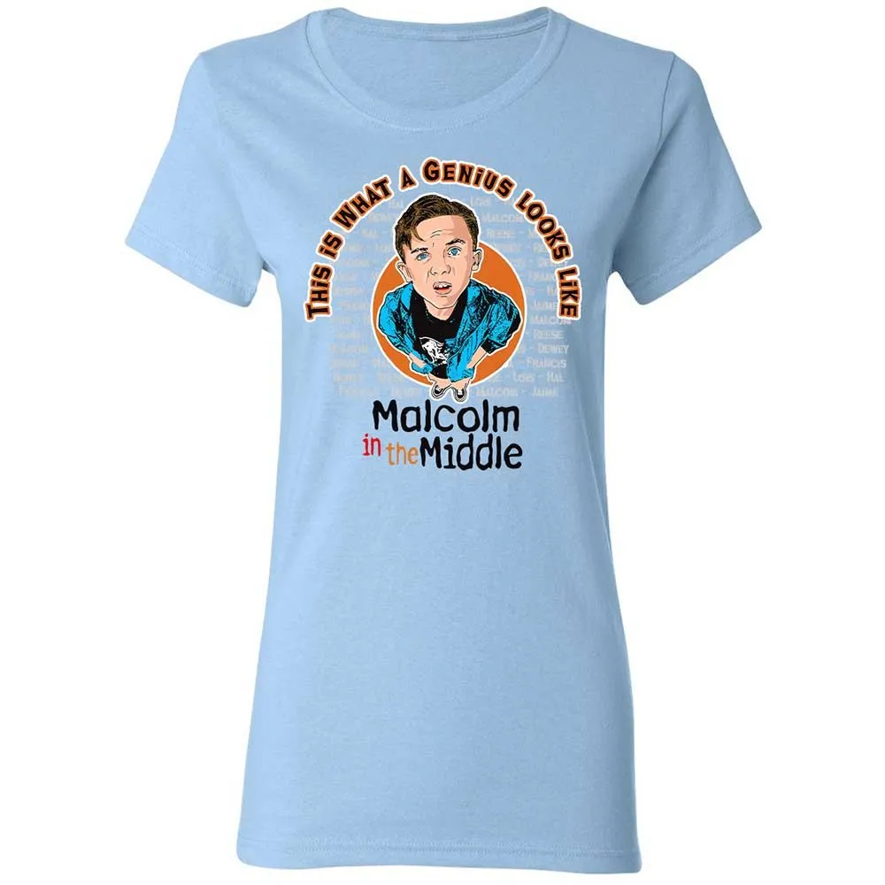 Women's T-Shirt - 2XF6UQRQ - Light Blue - 6