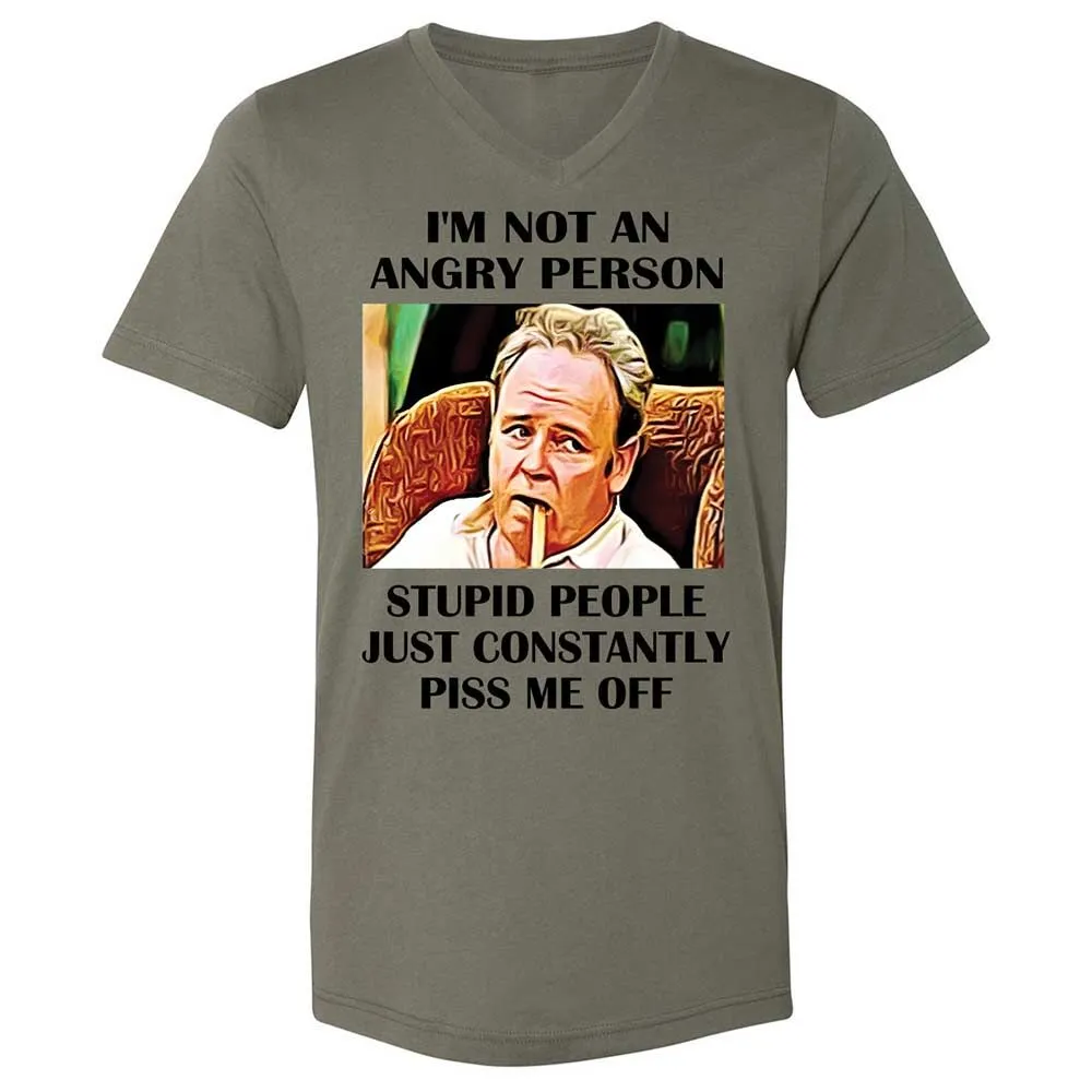 I'm not an angry person - Military Green - 15