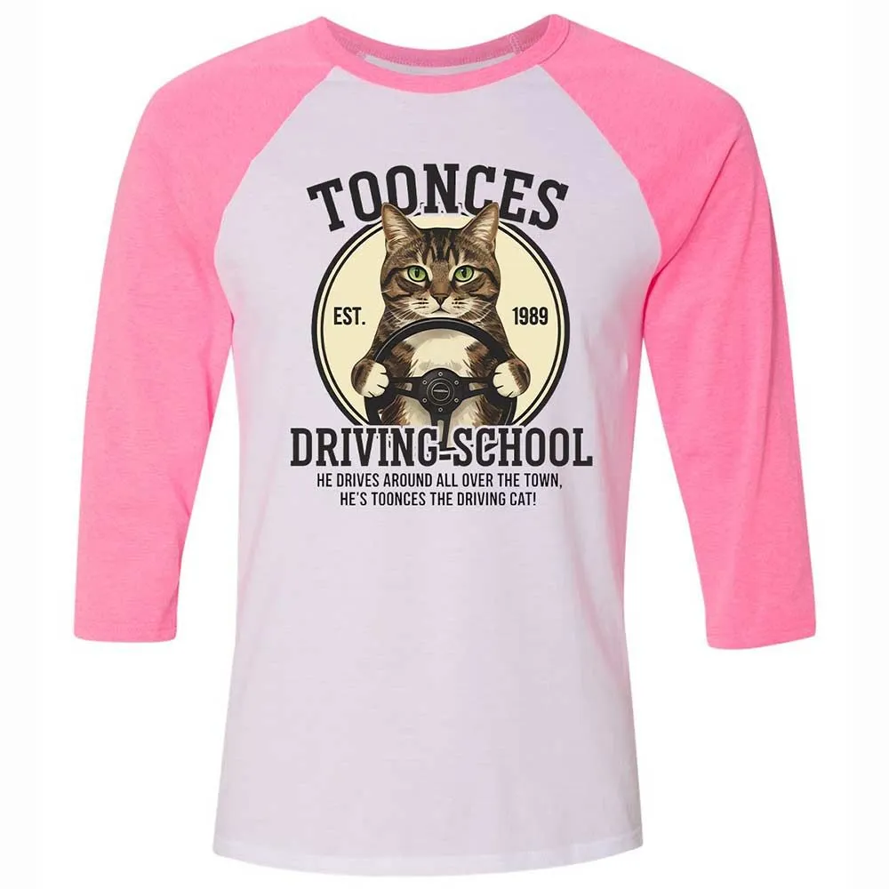 Unisex 3/4 Baseball Tee - FHG5Z49U - White/Neon Pink - 12