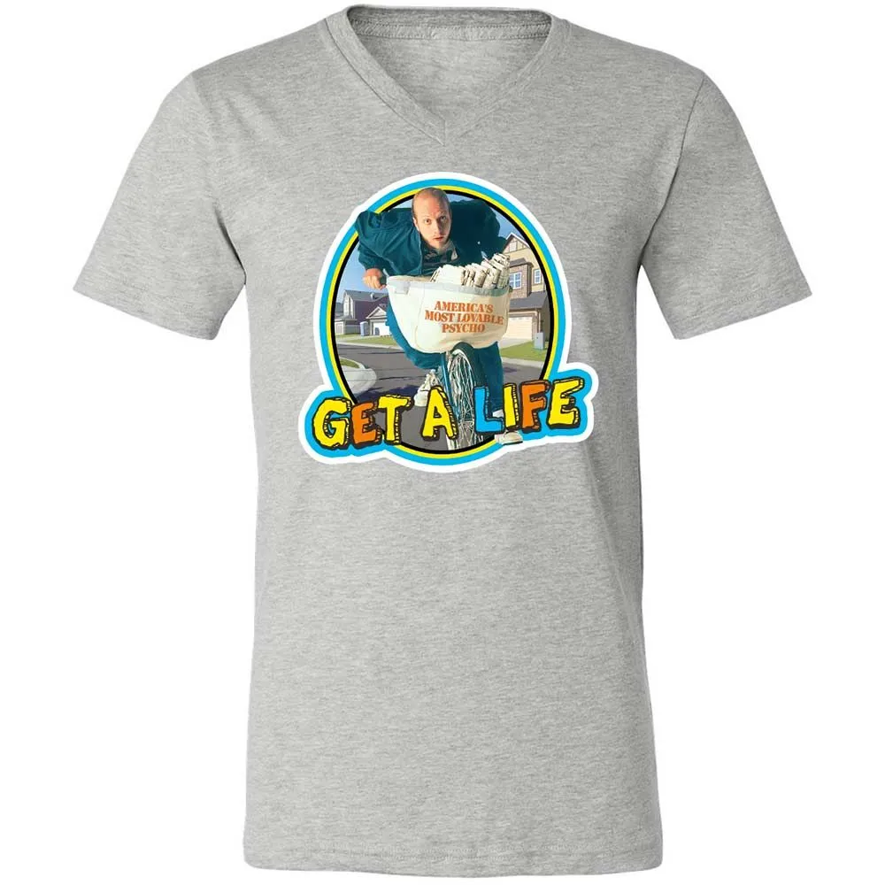 Unisex V-Neck T-Shirt - XKZX3QKN - Athletic Heather - 15