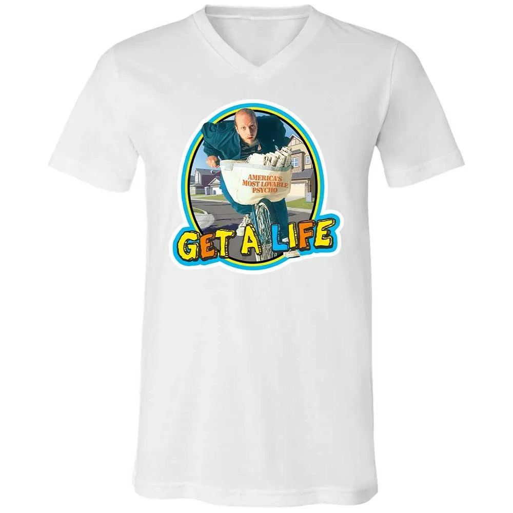 Unisex V-Neck T-Shirt - XKZX3QKN - White - 16