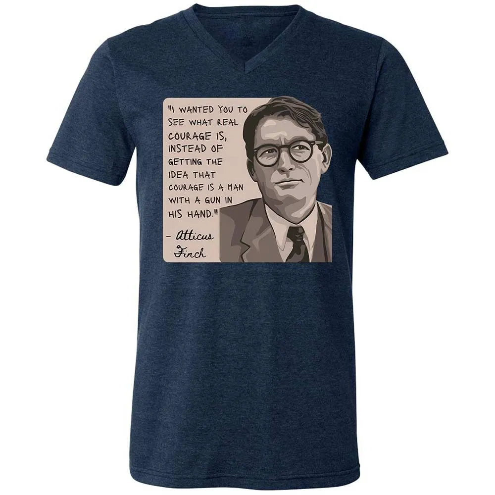 Real Courage Quote - Heather Navy - 13