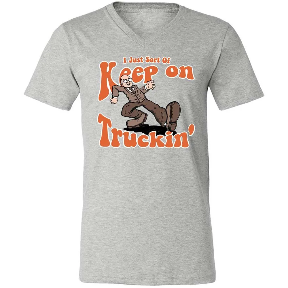 Unisex V-Neck T-Shirt - L2J1JGWF - Athletic Heather - 15