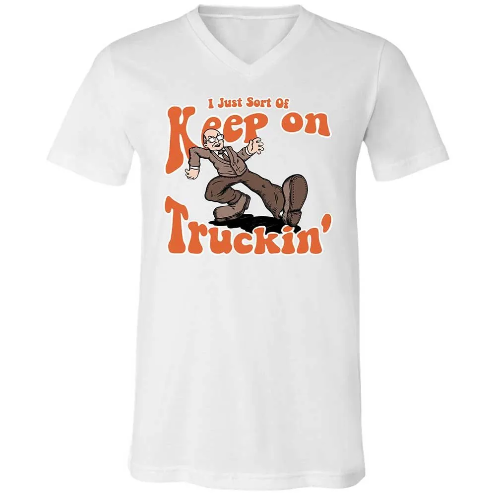 Unisex V-Neck T-Shirt - L2J1JGWF - White - 16