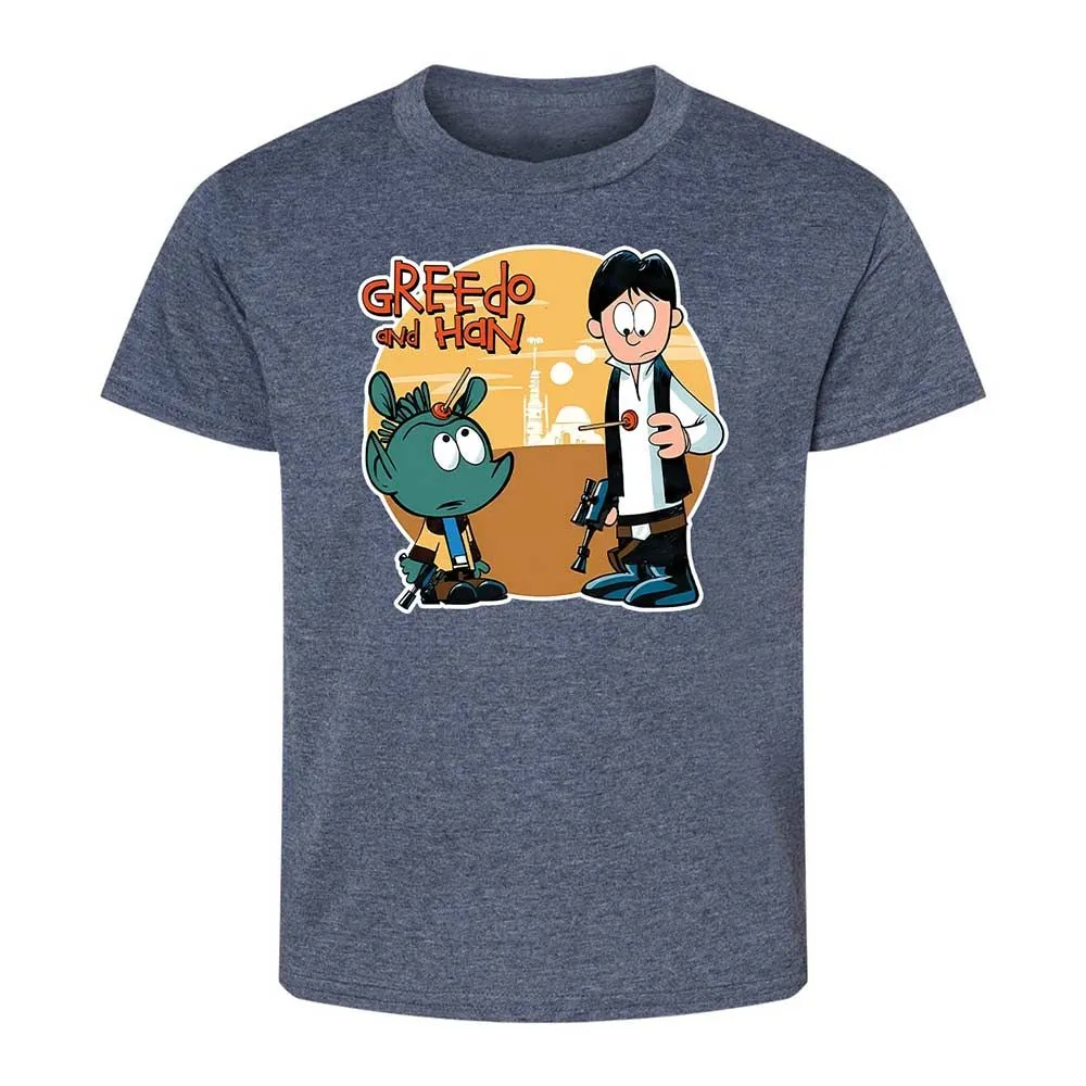 Greedo & Han - Heather Navy - 15
