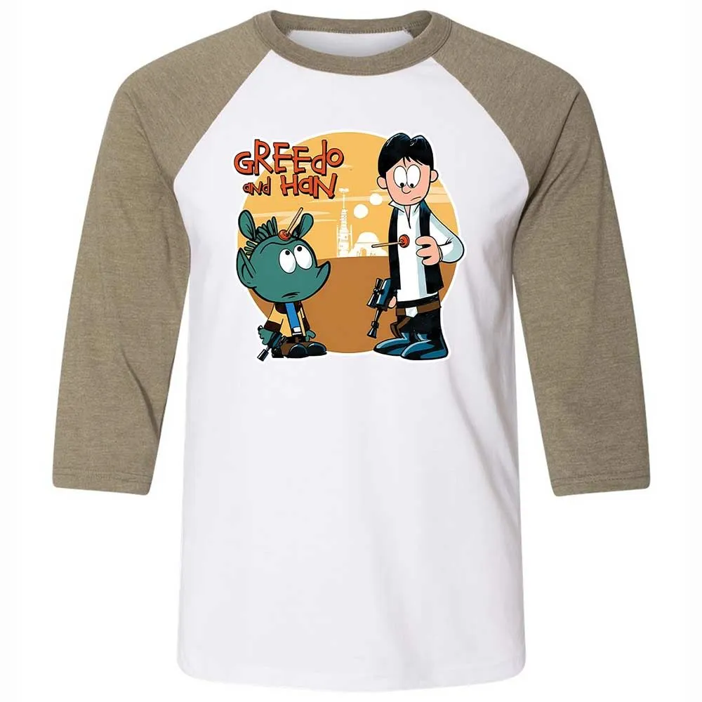 Greedo & Han - White/Heather Olive - 4