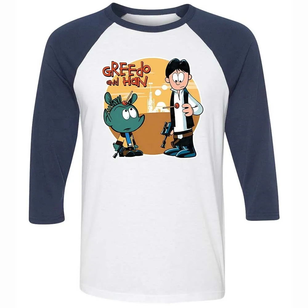 Greedo & Han - White/Navy - 8