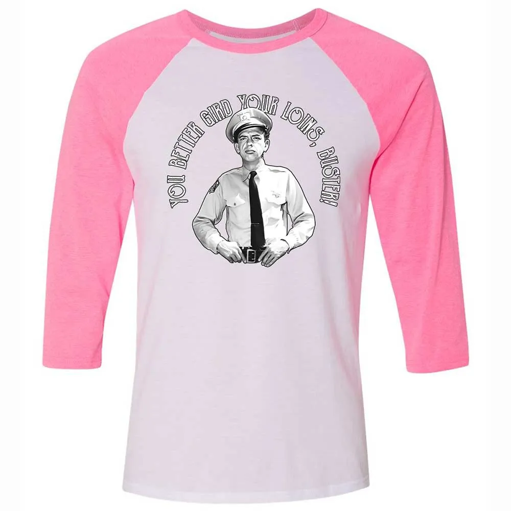 Unisex 3/4 Baseball Tee - ESZ1Z2D7 - White/Neon Pink - 12