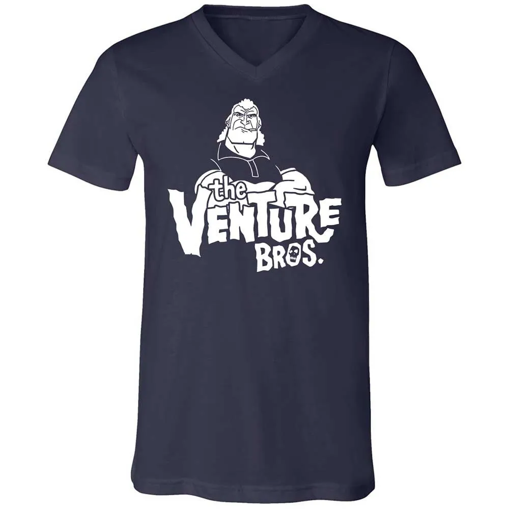 Unisex V-Neck T-Shirt - PW4LSEQ9 - Navy - 2