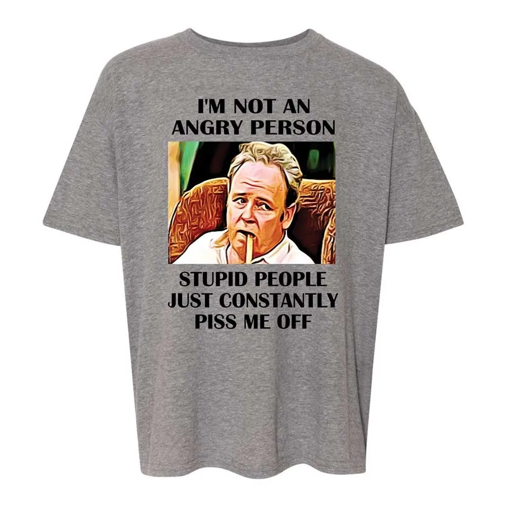 I'm not an angry person - Graphite Heather - 18
