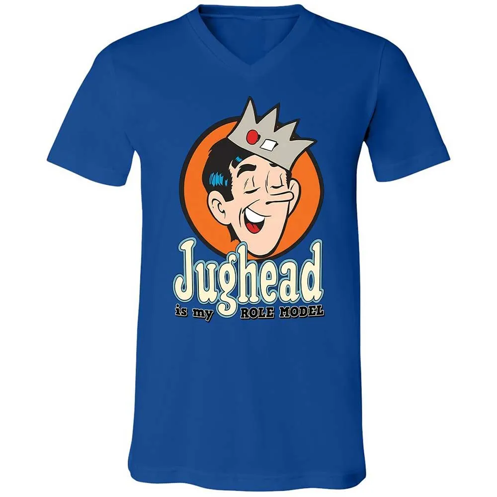 Unisex V-Neck T-Shirt - EJKURKUM - True Royal - 3