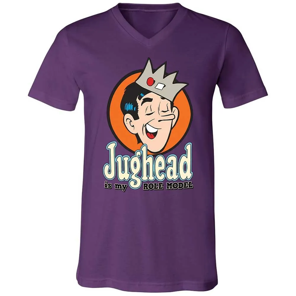 Unisex V-Neck T-Shirt - EJKURKUM - Team Purple - 10