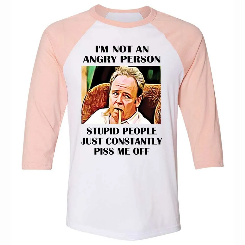 I'm not an angry person - White/Heather Peach - 5