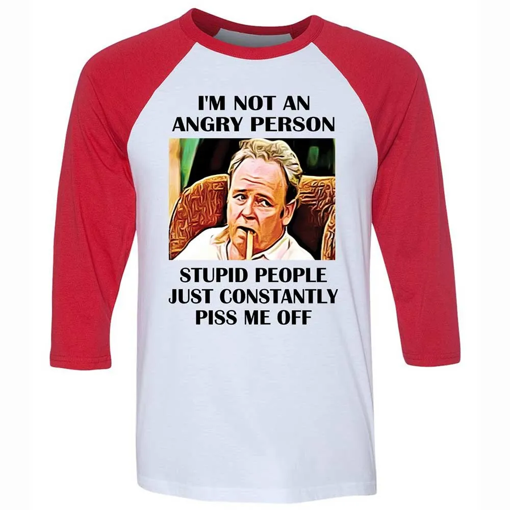 I'm not an angry person - White/Red - 9