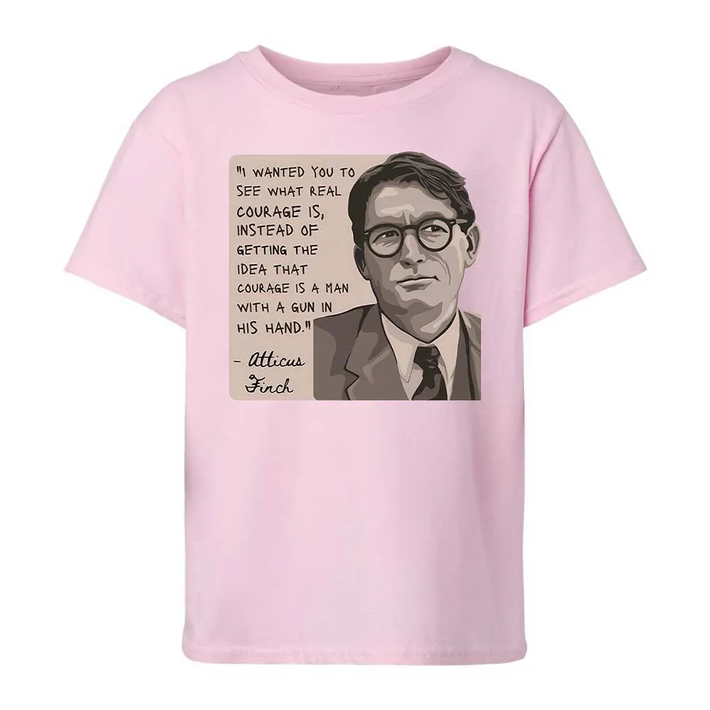 Real Courage Quote - Light Pink - 5