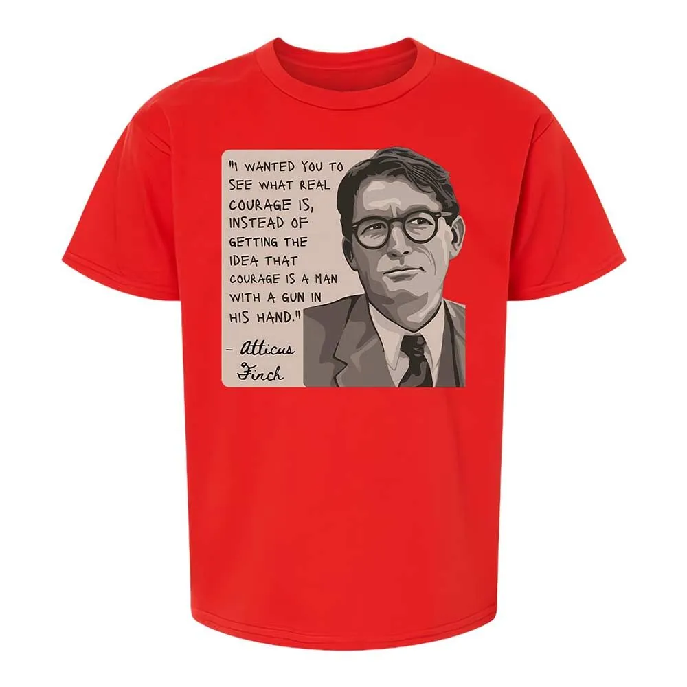 Real Courage Quote - Red - 6