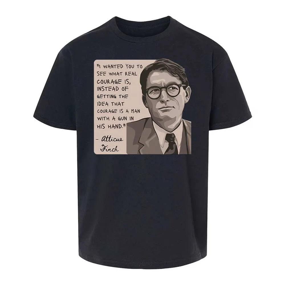 Real Courage Quote - Black - 7