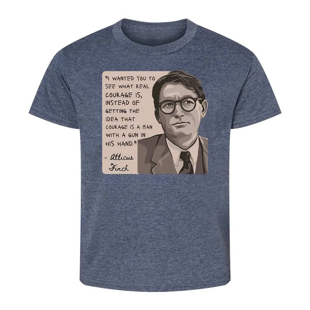 Real Courage Quote - Heather Navy - 15